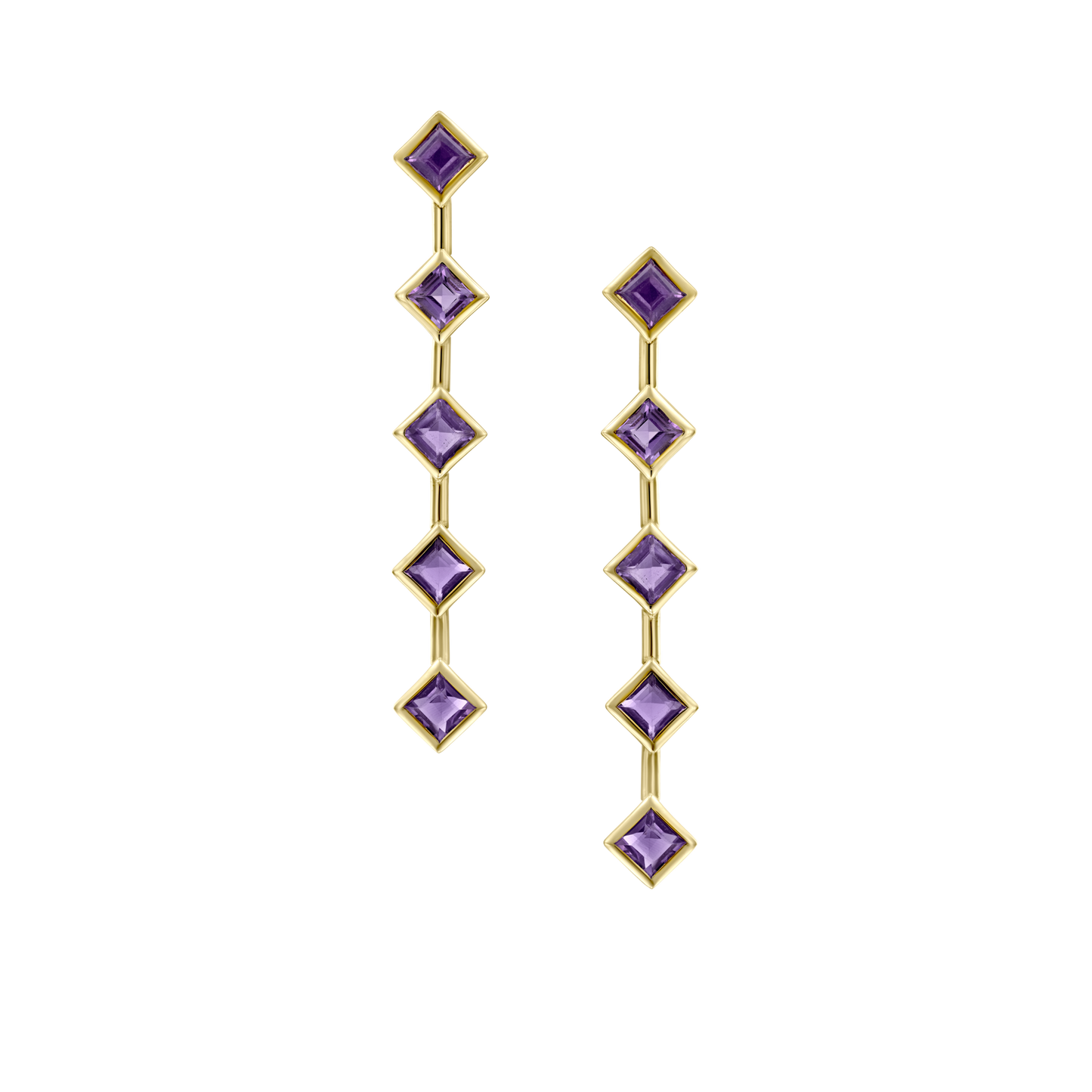 Evening at the Palace Earrings - Yellow Gold