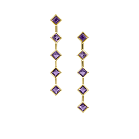 Evening at the Palace Earrings - Yellow Gold